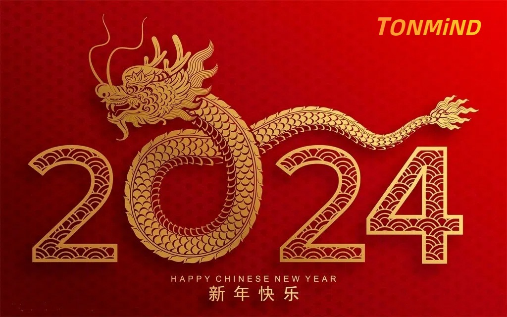 Aviso de feriado do Ano Novo Lunar Chinês Tonmind 2024
        